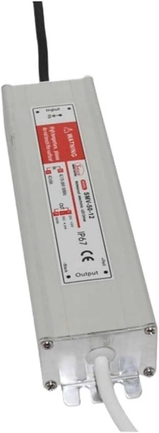 Alt view image 2 of 4 - 50W 12V 4A Waterproof IP67 LED Driver Switching Power Supply for Led Strip Light SMV-50-12