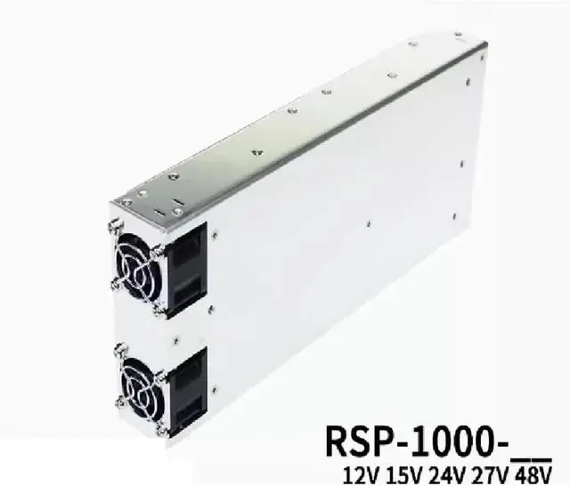 Alt view image 2 of 3 - RSP-1000 Series Adjustable Switching Power Supply 12V 15V 24V 27V 48V Desktop Mounting 100V-240V Input(48V)