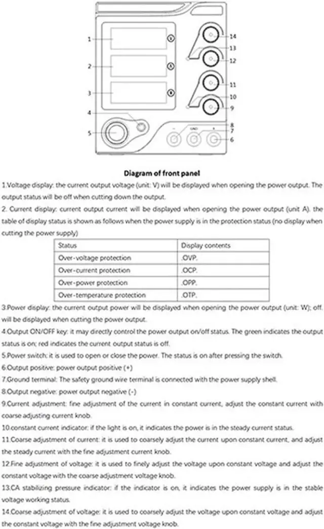 Alt view image 3 of 5 - 1PCS 15V 30V 60V 100V 150V 2A 3A 5A 10A Variable Adjustable Laboratory Switching Power Supply(US,220V_60V 5A 10MV 1MA)
