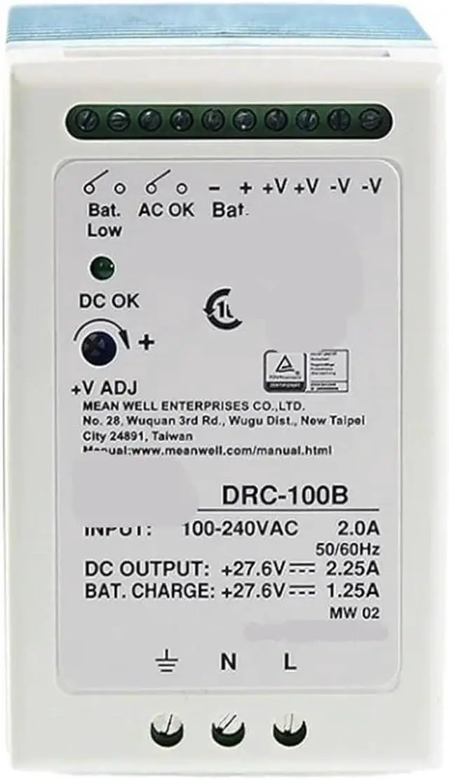 Main image of Switching Power Supply DRC-100 DRC-100A DRC-100B 100W Single Output with Battery Charger (UPS Function)(DRC-100B)