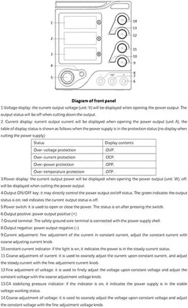 Alt view image 3 of 6 - 100v 3a Switch Mode Variable Adjustable Programmable Laboratory Power Supply(EU)