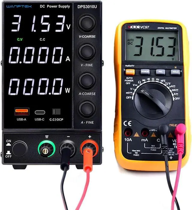 Alt view image 4 of 7 - 1PCS Adjustable Power Supply 30V 10A 60V 5A with USB & Type C Regulated Switching Lab Bench Power Supply(DPS605U 60V 5A)