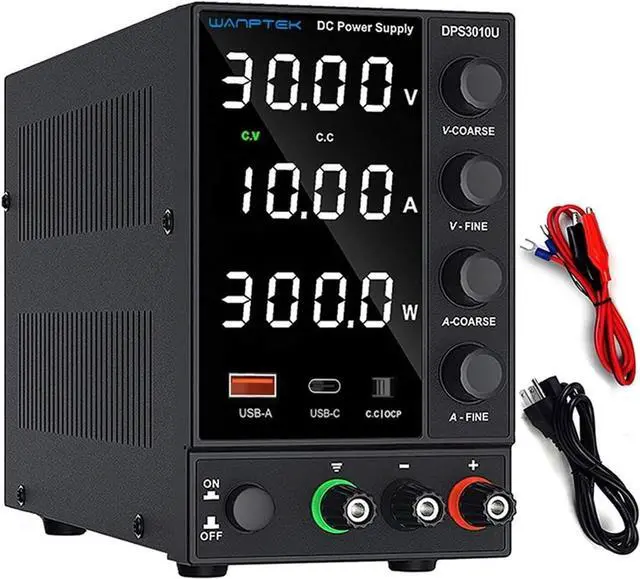 Alt view image 2 of 7 - Adjust Power Supply Adjustable Lab Bench Power 30V 10A 60V 5A AC Switching Stabilized Bench DPS3010U(DPS605U 60V 5A)