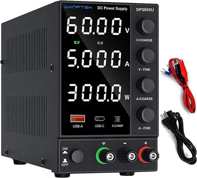 Main image of Adjust Power Supply Adjustable Lab Bench Power 30V 10A 60V 5A AC Switching Stabilized Bench DPS3010U(DPS605U 60V 5A)