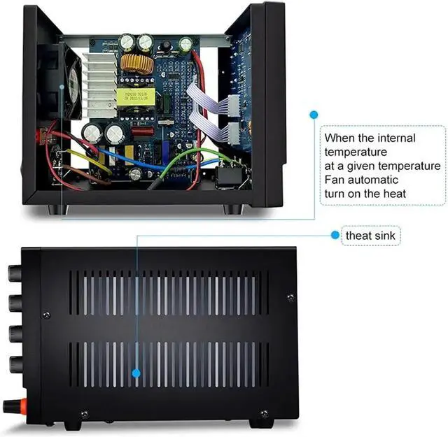 Alt view image 5 of 7 - Adjust Power Supply Adjustable Lab Bench Power 30V 10A 60V 5A AC Switching Stabilized Bench DPS3010U(DPS605U 60V 5A)