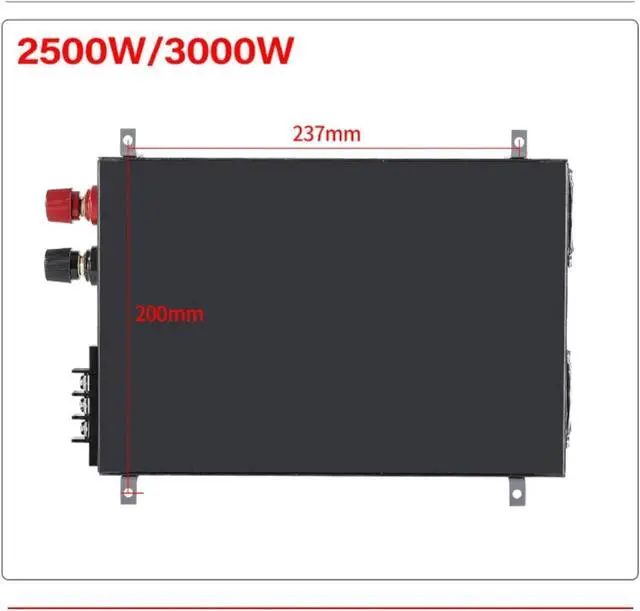 Alt view image 6 of 7 - 2500W 3000W Switching Power Supply AC to DC 0-12V 24V 36V 48V 60V 80V 90V 300V 350V 400V Adjustable DC Converter for RV, Car, Computer, Lab(0-80V,2500W)