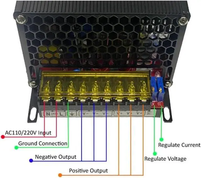 Alt view image 5 of 5 - 1500W Switching Power Supply AC-DC SMPS Single Output 12V 15V 24V 28V 36V 48V 50V 60V 72V 80V 90v dc Power Supply(110V,80V)
