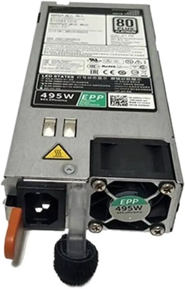 Alt view image 2 of 3 - 1pc 495W Power Supply E495E-S1 D495E-S1 9338D for R830 R730 R630 R530 T630 T430 T330 Server Power Supply Module