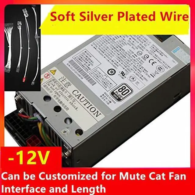 Alt view image 2 of 6 - PSU for Delta 80plus Gold -12V ITX Flex Small 1U K39 K35 S3 M41 M24 Rated 400W Peak 500W Power Supply DPS-400AB-12B