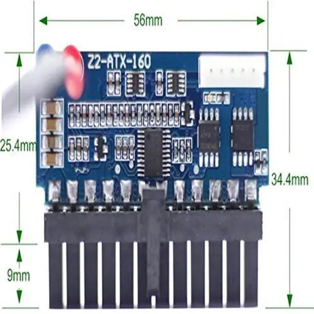 Alt view image 4 of 5 - PSU Board for PICO-Box DC-ATX ITX DC 12V 24PIN High Power Direct Insertion Rated 120W Peak 160W Power Module for Z2-ATX-160W
