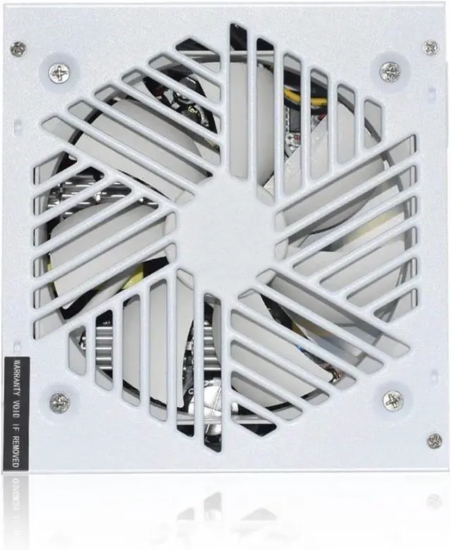 Alt view image 3 of 6 - 110-230V PSU 20+4Pin +12V Output ATX 650W E-Sports Video Game Computer White Power Supply Low Noise Cooling Fan