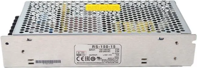 Main image of RS-150 RS-150-3.3 3.3V RS-150-5 5V RS-150-12 12V RS-150-15 15V RS-150-24 24V RS-150-48 48V 150W(RS-150-3.3)
