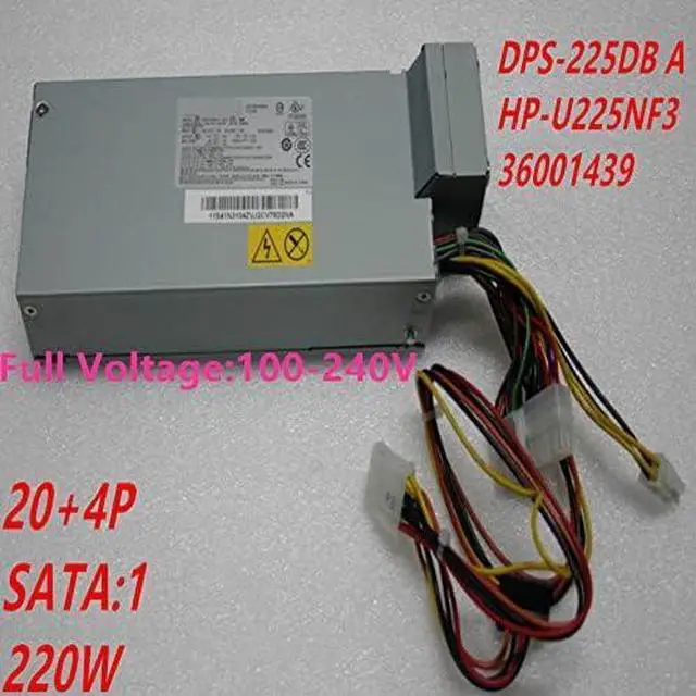 Alt view image 4 of 4 - PSU for ITX 2008 2080 4080 4800 A4808V S50 8086 8104 8118 X8000 225W Power Supply DPS-225DB A HP-U225NF3