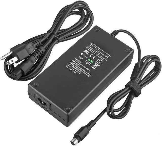 Alt view image 3 of 4 - Global 4-Pin 19.5V 11.8A 230W AC/DC Adapter for ADP-230EB T ADP-230EBT S93-0409090-D04 for Delta N17908 U1000EA 19.5VDC 230 Watts Power Supply Cord Battery Charger