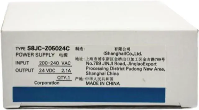 Main image of S8JC-Z05024C Switching Power Supply S8JCZ05024C Sealed in Box 1 Year Warranty