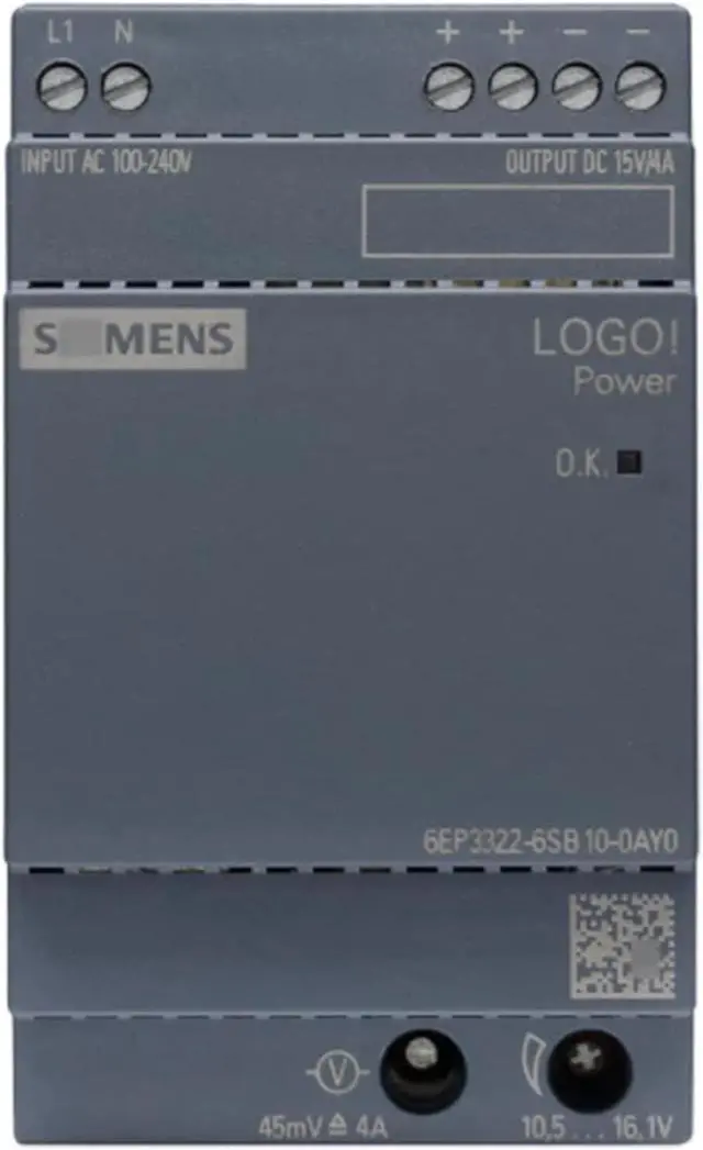 Main image of 6EP3322-6SB10-0AY0 15V/4A Stabilized Power Supply 6EP33226SB100AY0 Sealed in Box 1 Year Warranty Fast Shipment