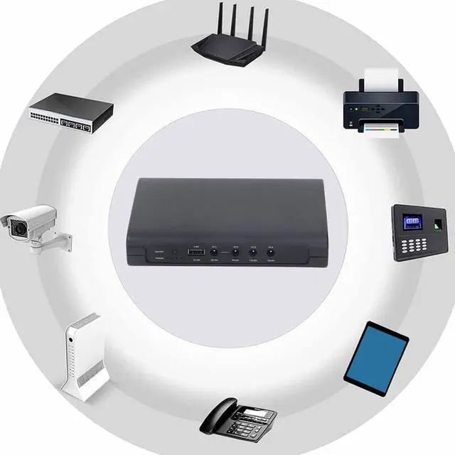Alt view image 7 of 7 - 15000mAh Battery Backup Uninterruptible Power Supply, Mini UPS for Routers Modems and Security Cameras, with 5V 9V 12V DC and USB Outputs, Portable Backup, US Plug.