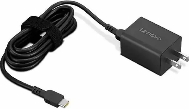 Main image of Lenovo Nano 65W USB-C GaN Power Adapter, Black