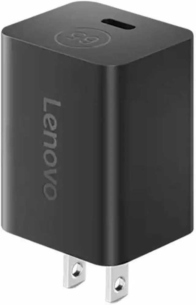 Alt view image 4 of 6 - Lenovo Nano 65W USB-C GaN Power Adapter, Black