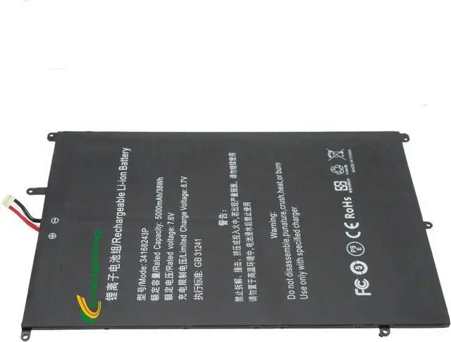 Main image of 34168243P Laptop Battery B08R8R56S1 Replacement for Bmax X15 5.6" FHD Laptop 7.6V 5000mAh 38Wh