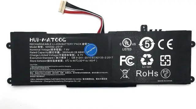 Main image of 505592-2S1P 2ICP5/55/92 Laptop Battery for Chuwi Minibook X 10.5" Inch CWI558,for Aierxuan Dere Notebook