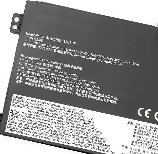 Alt view image 3 of 5 - L18C3PF2 Laptop Battery,Compatible for Lenovo,Ideapad L340 L340-15 L340-15API L340-15IWL L340-17 L340-17API V155-15API Series.
