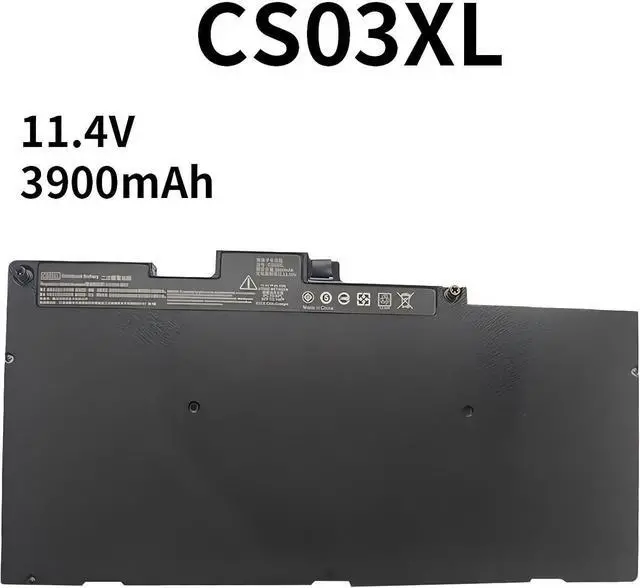 Alt view image 3 of 6 - 11.4V 46.5Wh CS03XL Battery,Compatible for HP Elitebook 745 755 840 848 850 G3 G4, ZBook 15u G3 G4 TA03.(TA03)