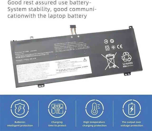 Alt view image 3 of 7 - L18C4PF0 L18M4PF0 L18D4PF0 Battery,Compatible for Lenovo ThinkBook,13s 14s 13s-IWL 13s-20R90071GE 14s-IWL 14s-20rm0009us