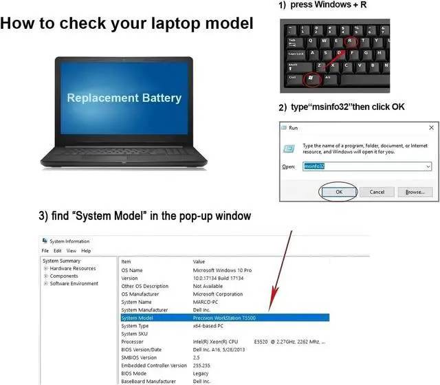 Alt view image 7 of 7 - YRDD6 1VX1H Laptop Battery,Compatible for Inspiron 5482 5485 5491 3310 2-in-1 3493 3593 3793 5493 5585 5593 5480 5590 3584 Vostro 3491