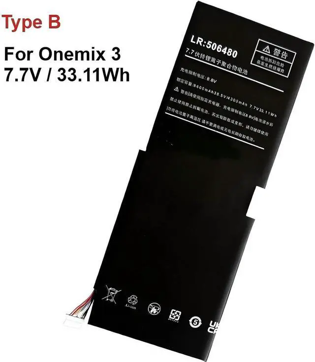 Alt view image 6 of 6 - 506480 Notebook Laptop Tablet PC Battery,Compatible for One-Netbook OneMix 3 3S 3Pro OneMix3 OneMix3 Pro OneMix3S Bateria 8.8V.(Cool)