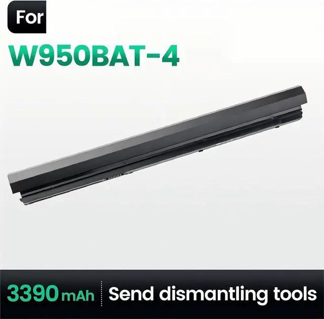 Alt view image 2 of 6 - W950BAT-4 Battery Laptop,Compatible for Clevo 6-87-W95KS-42F 6-87-W95KS W950BAT-4 W940JU W940LU W950JU W950TU W950BU W950KU W950LU