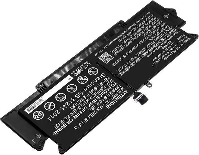 Alt view image 2 of 4 - Replacement Battery for DEL'L Latitude 7410,PN:35J09,7YX5Y,WY9MP,XMV7T,Y7HR3,YJ9RP,5500mAh