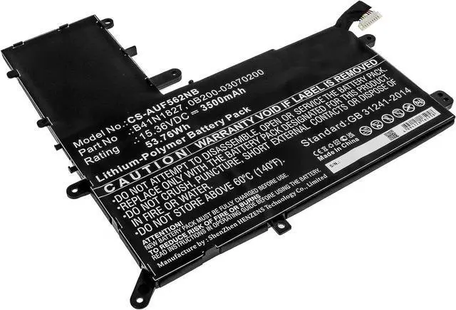 Main image of Replacement Battery for Asu's 0B200-03070200,B41N1827,PN:0B200-03070200,B41N1827,3500mAh