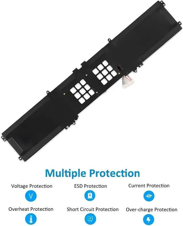 Alt view image 6 of 7 - RC30-0287 Laptop Battery,Compatible for Razer Blade Pro 17 2019/2020 RZ09-0287 RZ09-0329 RZ09-0314 RZ09-0406 15.4V 4583mAh.