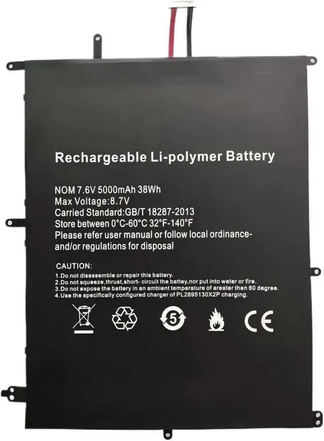 Alt view image 4 of 5 - 2898141P Laptop Battery,Compatible for Prestigio Smartbook 116C 133S PSB133S01CFH_DG_CIS PSB133S01CFP_DB_CIS PSB133S01ZFH_BB PSB133S01ZFH_DB_CIS(10-Pins 9-Lines)