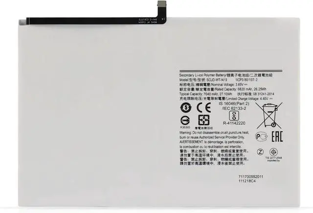 Main image of SCUD-WT-N19 Tablet Battery,Compatible for Samsung Galaxy Tab A7 10.4 2020 10.4" SM-T500 SM-T505 SM-T500N SM-T505N SM-T503 SM-T507