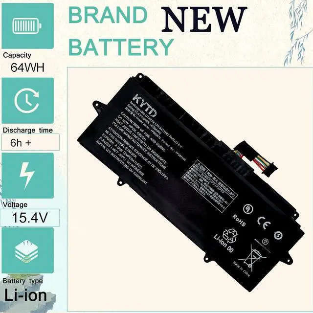 Alt view image 6 of 7 - FPCBP596 Laptop Battery compatiable with for Fujitsu LifeBook UH90 Series Compatible Part Number FPCBP596 FPB0367S CP816349-01 FPCBP60064Wh-15.4V