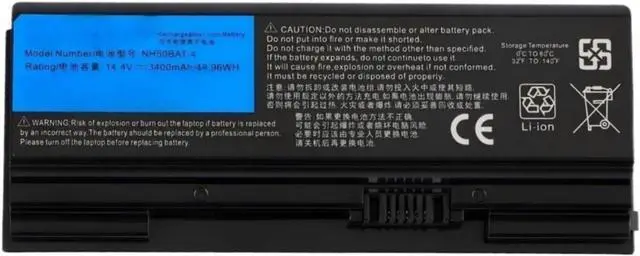 Main image of NH50BAT-4 Battery,Compatible for Clevo,NH70RAQ NH55EDQ NH50RA NH55RCQ NH58RDQ NH70RHQ NH58RCQ for machenike T58 for Sager NP6875