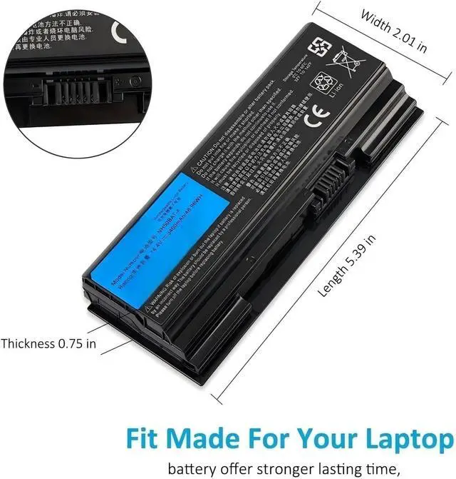 Alt view image 4 of 6 - NH50BAT-4 Battery,Compatible for Clevo,NH70RAQ NH55EDQ NH50RA NH55RCQ NH58RDQ NH70RHQ NH58RCQ for machenike T58 for Sager NP6875