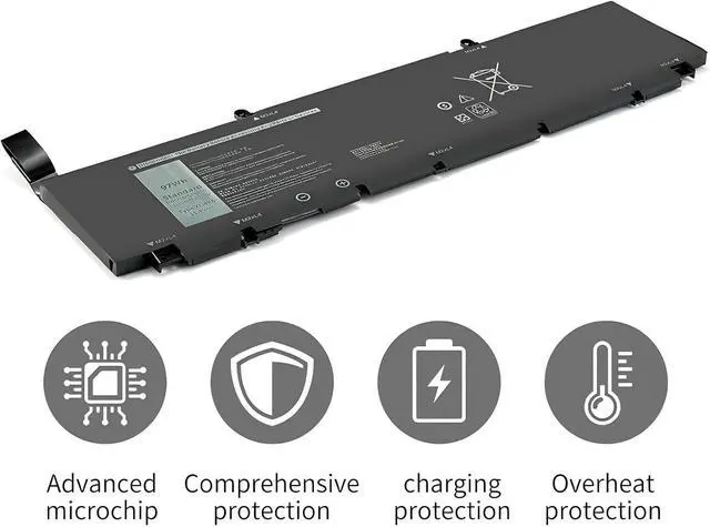 Alt view image 4 of 6 - BVbh XG4K6 97Wh Laptop Battery,Compatible for XPS 17 9700/9710 Precision 5750/5750 Series 01RR3/F8CPG/0F8CPG 8509mah