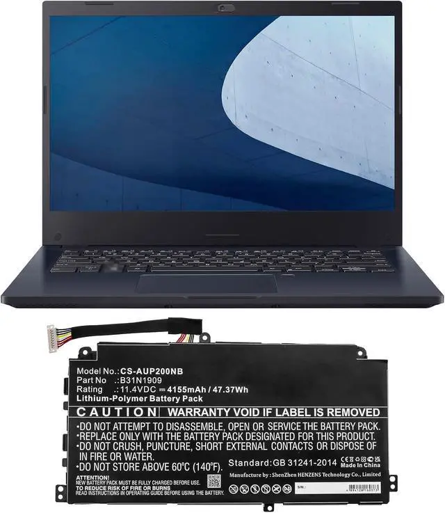 Alt view image 5 of 5 - Replacement Battery for Asu's 0B200-03670000,B31N1909,PN:0B200-03670000,B31N1909,4155mAh