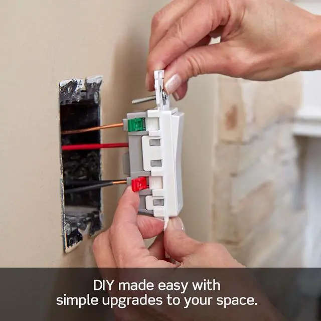 Alt view image 6 of 7 - Leviton 10-Pack Lever Edge 15 Amp 3-Way Decora Switch, E5603-0MW, White