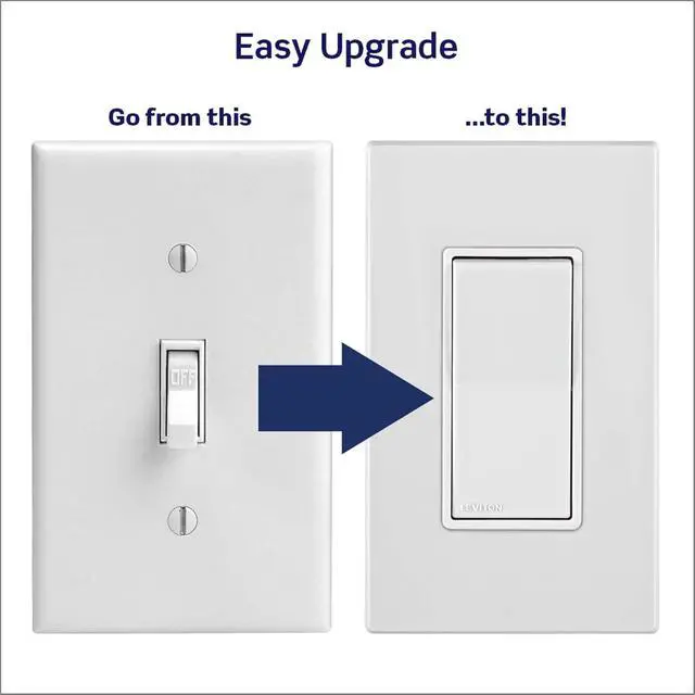 Alt view image 7 of 7 - Leviton 10-Pack Lever Edge 15 Amp 3-Way Decora Switch, E5603-0MW, White