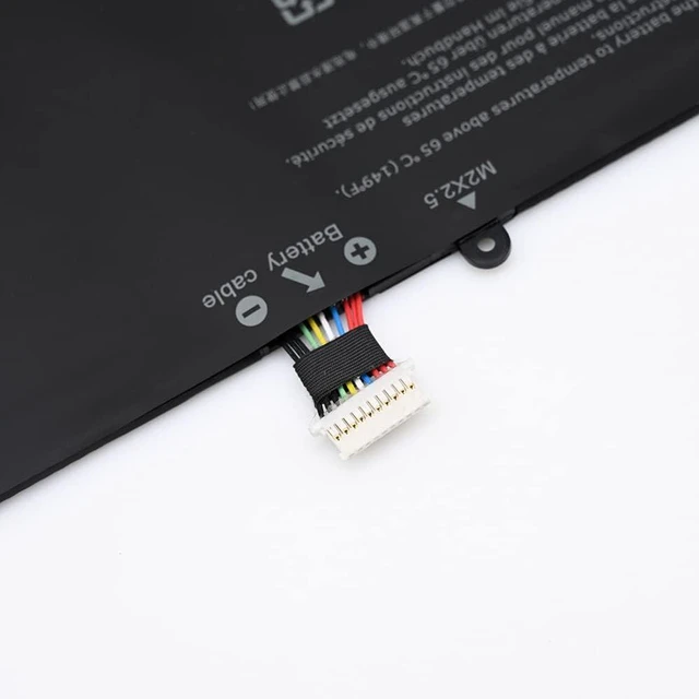 Alt view image 4 of 5 - 7.6V 30Wh 7VKV9 9TV5X 09TV5X V55D0 0V55D0 Replacement Laptop Battery for DELL Latitude XPS 12 7000 7275 9250 Tablet D1308TB D1508TB D1608TB D2308TB D2508TB