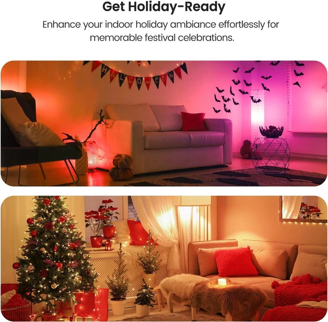 Alt view image 7 of 7 - TREATLIFE 2 in 1 Dimmer Plug with Remote, Wireless Remote Control Outlet, Up to 100FT Range, Plug-in Dimmer Switch for Dimmable Bulbs, String Lights, Max Power 300W