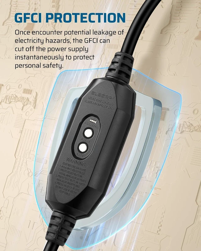 Alt view image 3 of 7 - DEWENWILS 3 FT Indoor Tri-Tap GFCI Extension Cord, 12/3 Gauge SJTW 15 Amp Outer Jacket Contractor Grade Heavy Duty Power Cable with LED Lighted 3 Prong Ground Plug, UL Listed, Black
