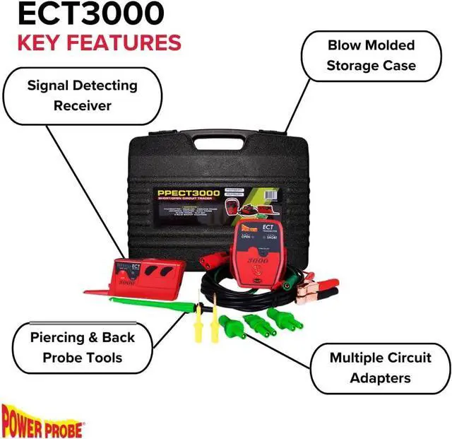 Alt view image 2 of 6 - Power Probe PWP-PPECT3000 - ECT3000 Short/Open Electrical Circuit Tester