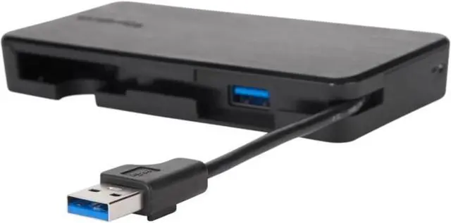 Alt view image 3 of 7 - Targus USB 3.0 & USB-C Dual Video 1K-2K Travel Docking Station (DSU100BT)