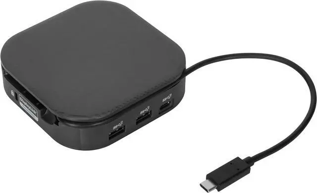 Alt view image 6 of 7 - USB-C Dual HDMI Travel Docking Station with 80W FRS Pass-Thru