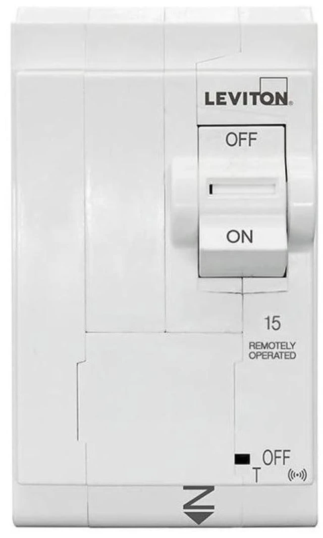 Alt view image 2 of 4 - Leviton Smart Branch Circuit Breaker, 15 Amp, 2-Pole, 2nd Gen, LB215-ST, White